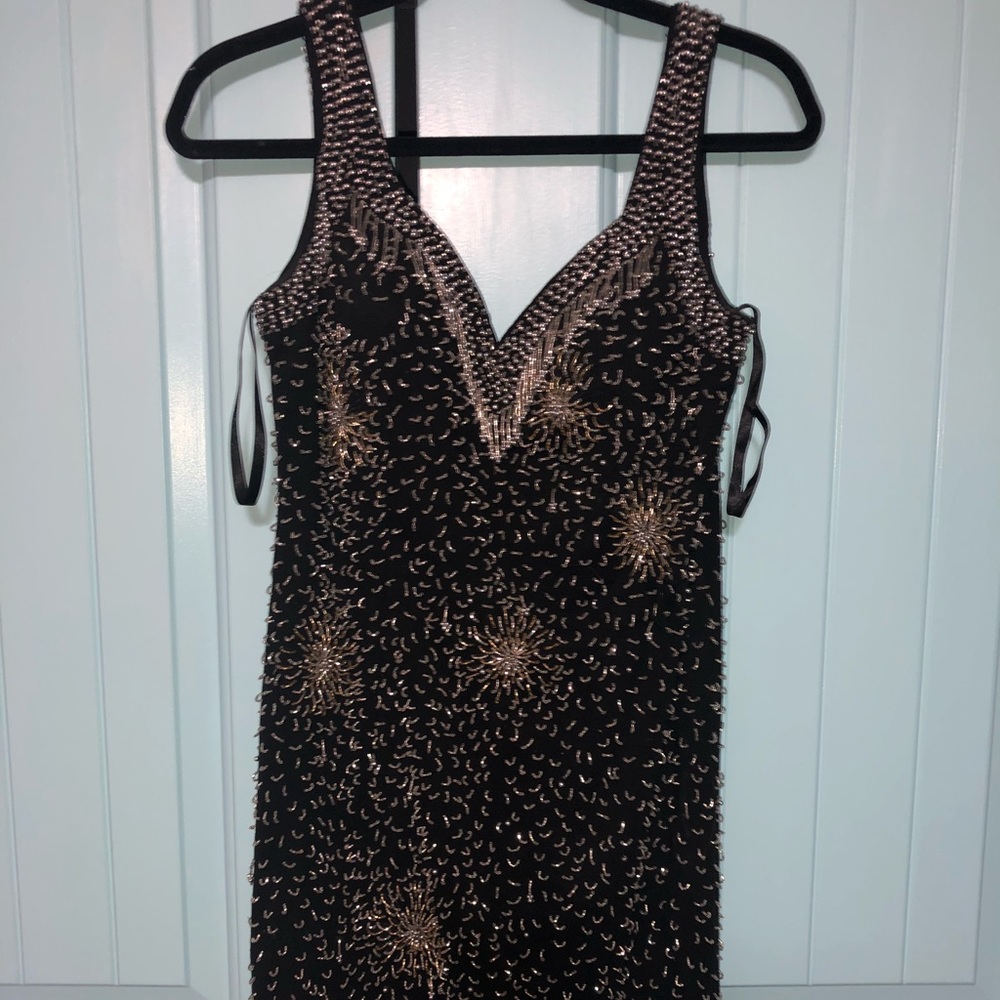 Beaded cocktail dress by Peak designs